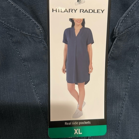 Hilary Radley Dresses & Skirts - Hilary Radley tencel dress size XL blue NWT